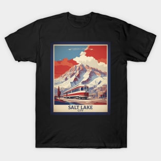 Salt Lake City Utah United States of America Tourism Vintage Poster T-Shirt